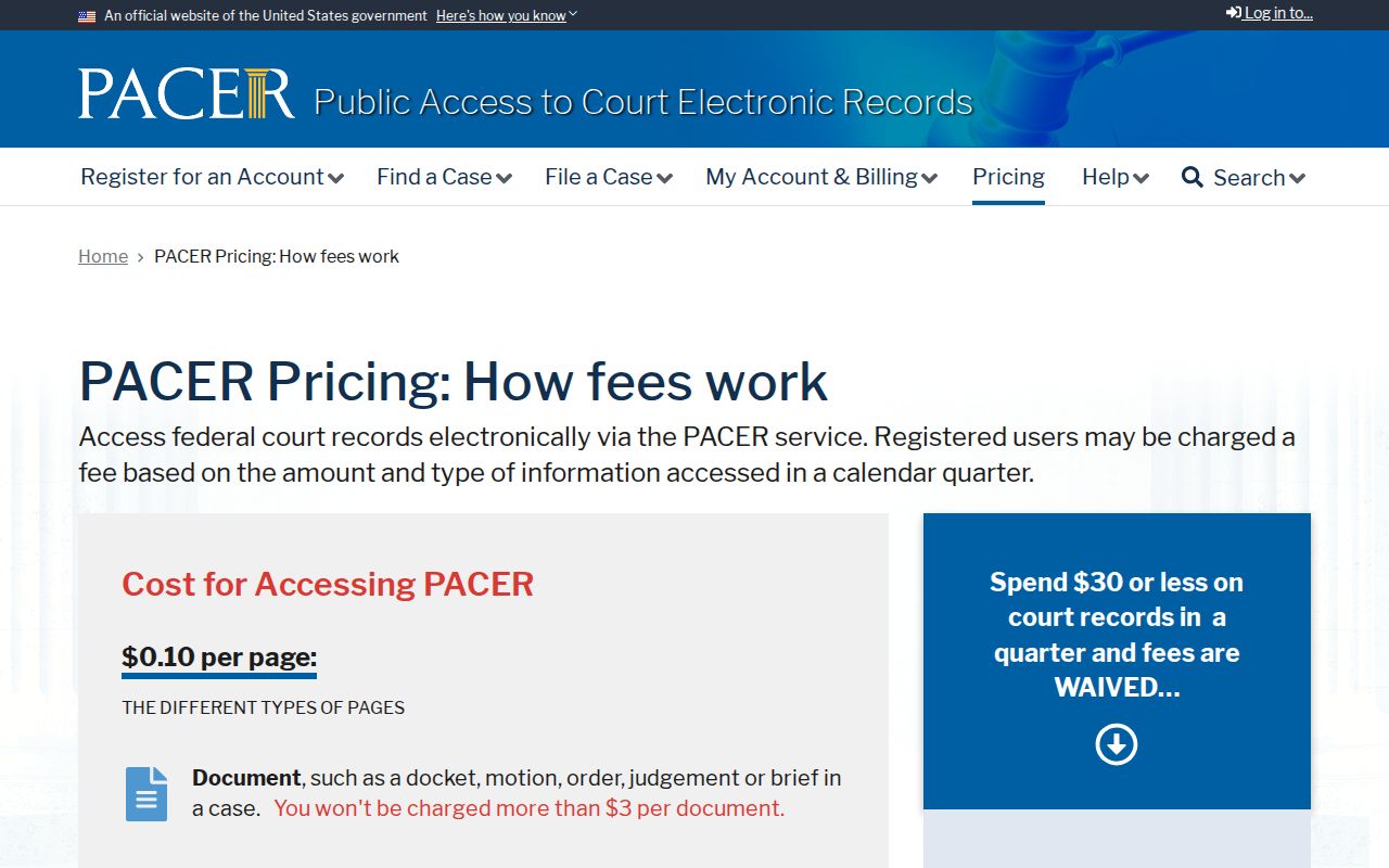 San Juan County warrant records federal court search fee table