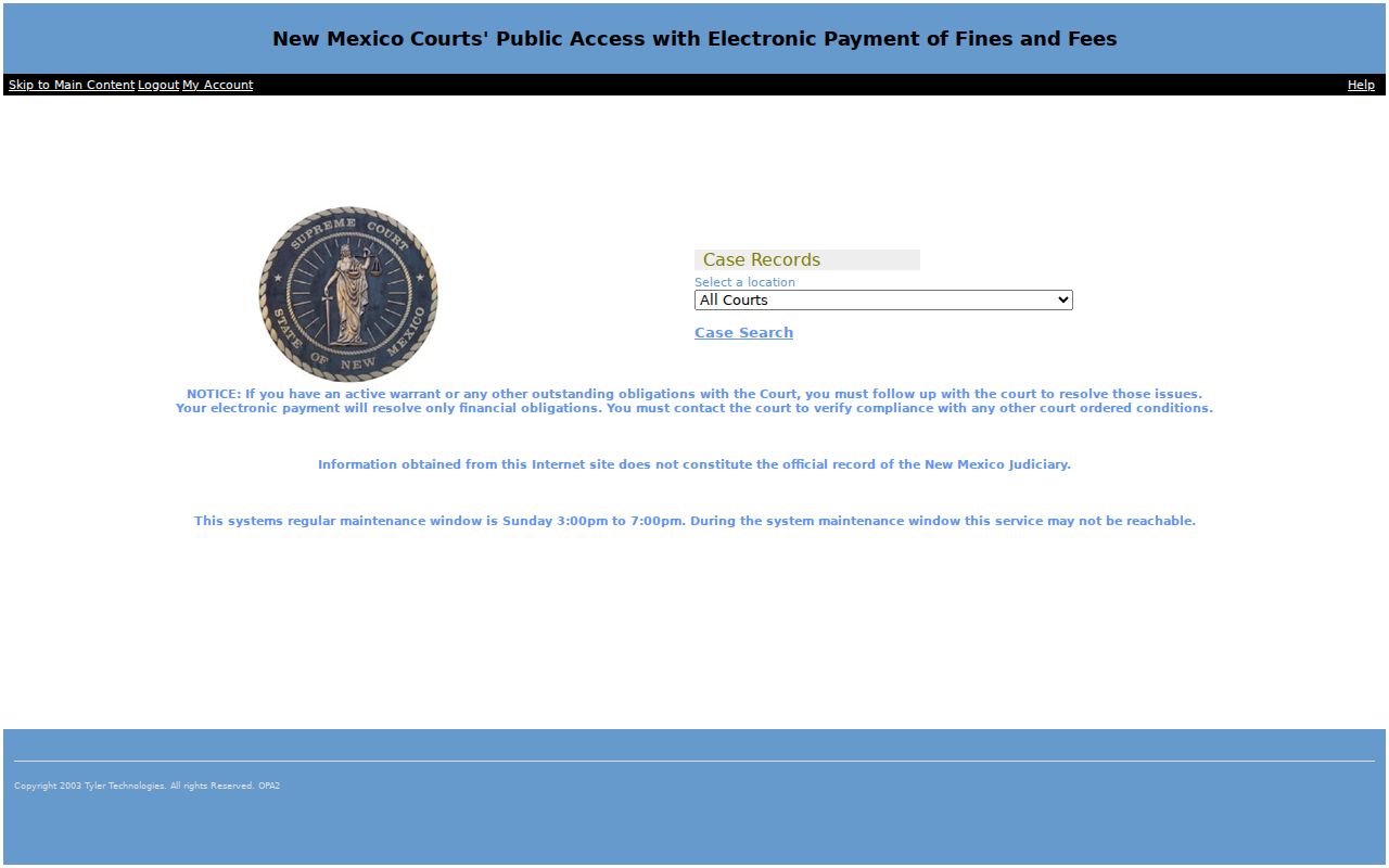 San Juan County warrant records public access notice